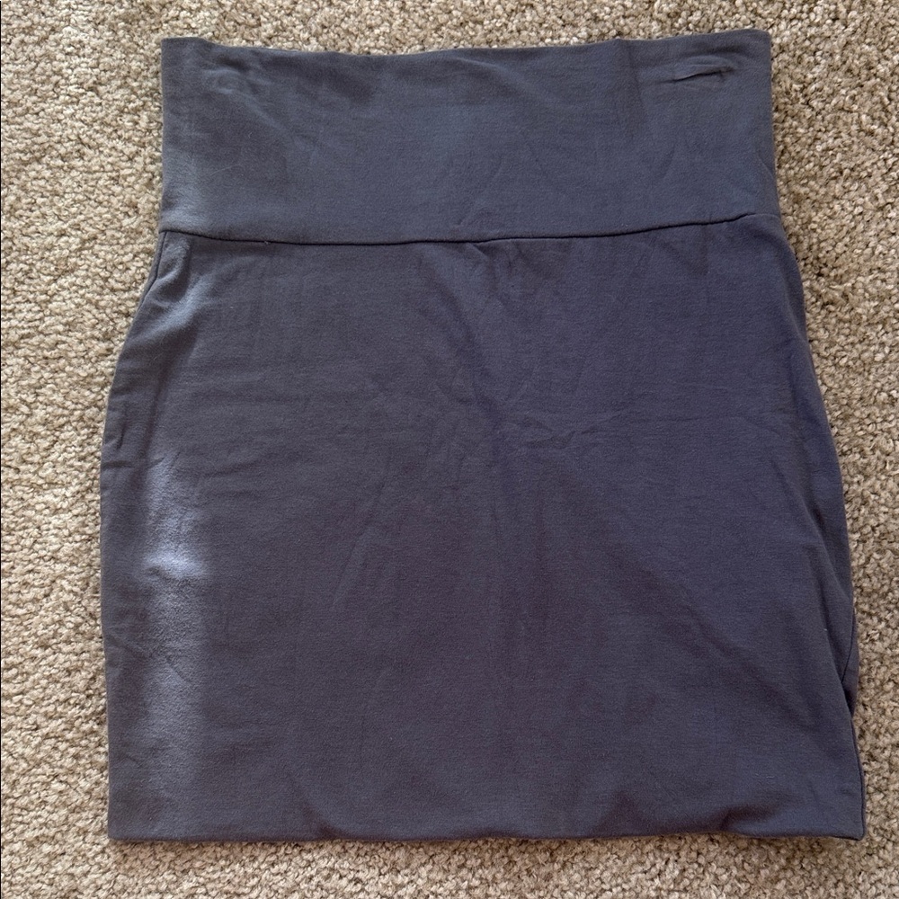 Lily White Charcoal Mini Skirt